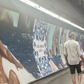 好惊艳的地铁广告