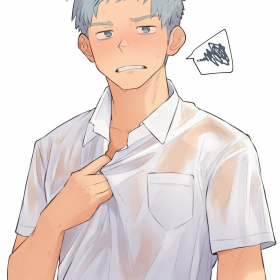 今天天气真的好热！ 