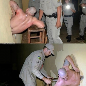 在巴西，一名囚犯花了